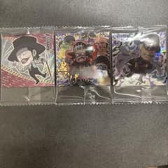 ワンピース シール 3枚セット 黒ひげ海賊団のサムネイル