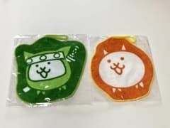 にゃんこ大戦争　ダイカット　タオルハンカチ