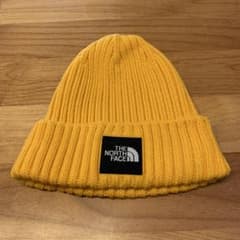 THE NORTH FACE ニット帽 イエローのサムネイル