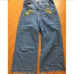 刺繍 ワイドパンツのサムネイル