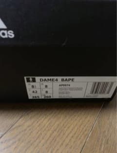 アディダス  エイプ　デイム4 adidas bapeのサムネイル