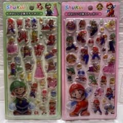 マリオ立体シールクリスタルタイプのサムネイル