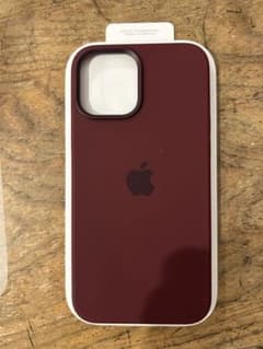 【新品未使用】純正　iPhone 12 Pro Max シリコンケース　プラムのサムネイル