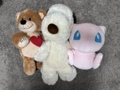 봉제인형 3점 세트 포켓몬 뮤우 외
