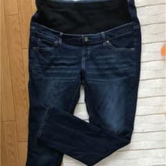 美品 マタニティ デニム ジーンズ Lのサムネイル