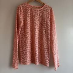 新品タグ付き　LAKOLE 花柄レース 長袖カットソーのサムネイル
