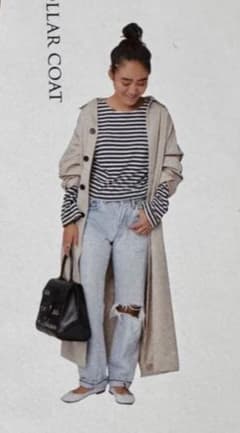 金子綾さん着用　ウィムガゼット　ステンカラーコート　新品未使用タグ付き Whim Gazette◇ステンカラーコート 金子綾さん着用 - メルカリ
