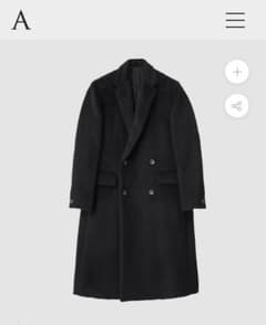 即完　佐藤健　abyts SHAGGY DOUBLE COAT　サイズ2 黒 即完】佐藤健 abyts SHAGGY DOUBLE COAT サイズ2 黒 - メルカリ