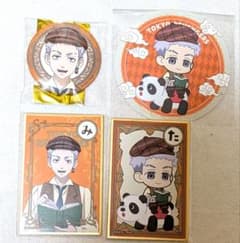 匿名配送 東京リベンジャーズ 三ツ谷隆 花やしき 缶バッジ 特典