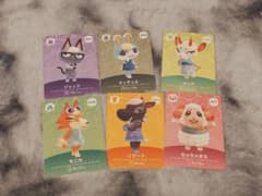 あつまれ どうぶつの森 amiiboカード 6枚セットのサムネイル