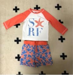 水着 ラッシュガード　上下セットのサムネイル