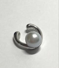 あこや真珠バロックパール 8mm 天然素材 イヤーカフ ハンドメイド未使用　#4のサムネイル