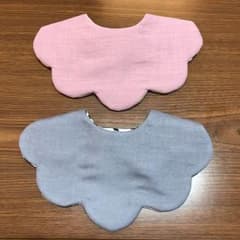 mok様 専用♡ふわふわスタイ♡リバーシブル2枚セットのサムネイル