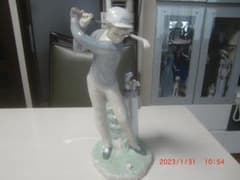 LLADRO　リヤドロ　【ナイスショット】2　陶器　リアドロ　インテリアＬ194 LLADRO リヤドロ 【ナイスショット】2 陶器 リアドロ インテリアL194