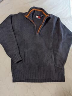 TOMMY HILFIGER ハーフジップ ニット セーター M トミーのサムネイル