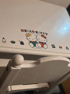 激レア】アンティークハローキティ 木製子供用テーブルセット 激レア