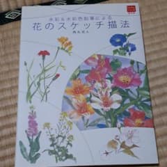 花のスケッチ描法 : 水彩&水彩色鉛筆によるのサムネイル
