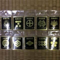 戦国武将 シール 10枚セットのサムネイル