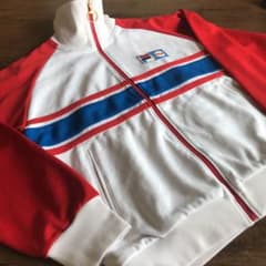 FILA トラックジャケット ウォームアップジャージ　メンズ Mのサムネイル