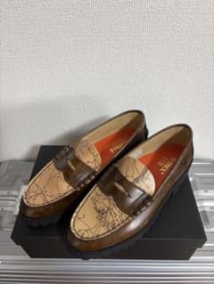 【新品】kenford×avirex コラボ限定ローファー 地図柄 新品】kenford×avirex コラボ限定ローファー 地図柄 - メルカリ