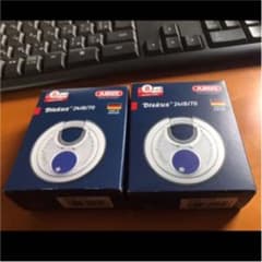 【新品】ABUS 南京錠 Diskus 24IB/70 2個! バイク/自転車/のサムネイル