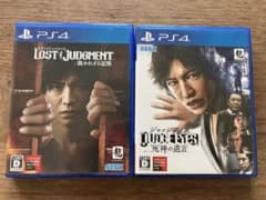 PS4 LOST JUDGMENT 裁かれざる記憶　＆　死神の遺言(2枚セット)のサムネイル