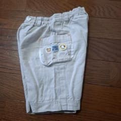 familiar ファミリア ハーフパンツ 90 ベージュ クマボタンのサムネイル