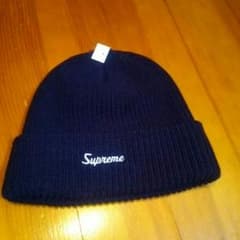SUPREME 15A/W ルーズゲージビーニー ネイビー 新品のサムネイル