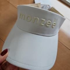 monzee ホワイト バイザー フリーサイズ monzee ホワイト バイザー フリーサイズ - メルカリ