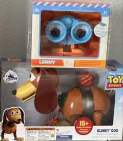 新品未開封トイ・ストーリー スリンキー・ドッグ レニー フィギュア2点セット 新品未開封トイ・ストーリー スリンキー・ドッグ レニー フィギュア2点