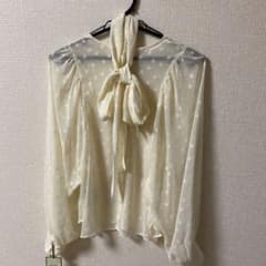 ROPE 長袖ブラウス　オフホワイトのサムネイル