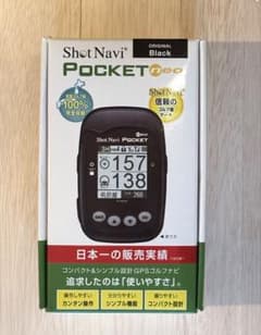 Shot Navi POCKET neo ゴルフGPSナビ 本体　説明書　充電器のサムネイル