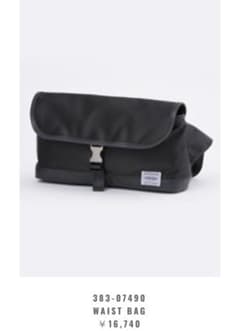 PORTER sac's bar メンズ　ウエストバッグ　ブラックのサムネイル