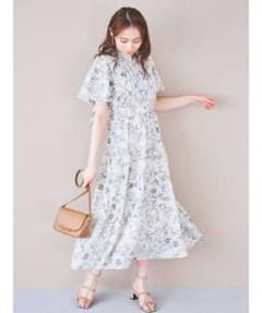 dazzlin バックリボンプリントワンピースのサムネイル