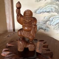 置物　大黒天　骨董品　泰山作 置物 大黒天 骨董品 泰山作 - メルカリ