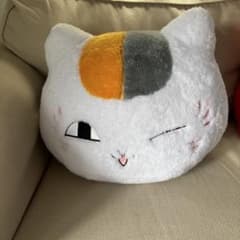 夏目友人帳　めちゃもふぐっと ニャンコ先生顔型ぬいぐるみ　ウインクver.