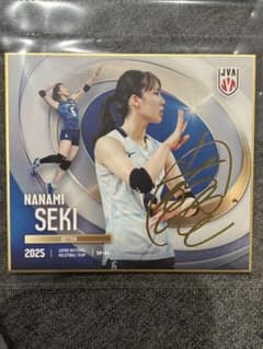 関菜々巳 バレーボール女子日本代表 トレーディングmini色紙 - メルカリ
