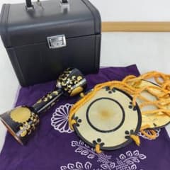 小鼓 和楽器 金 豪華金蒔絵 ケース付 鍵付き 小鼓 和楽器 金 豪華金蒔絵 ケース付 鍵付き - メルカリ