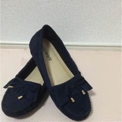 ネイビー  モカシン Mサイズのサムネイル
