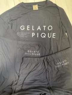 GELATO PIQUE ルームウェア 上下3点セット ダークグレーのサムネイル