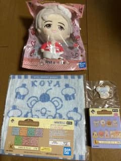 BTS 이치 반 쿠지 RM 상 BT21 수건 통통 고무 매력 KOYA