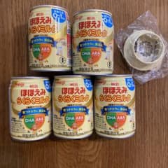 明治　ほほえみ　らくらくミルク　ミルク缶　液体ミルクのサムネイル