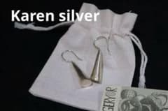 289】Karen silver／ピアスPierced Earrings - メルカリ