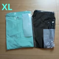 新品未開封品】エゴザルバスパン Tシャツ セット XL ミントブルー 黒