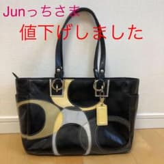 COACH コーチ レザートートバッグのサムネイル