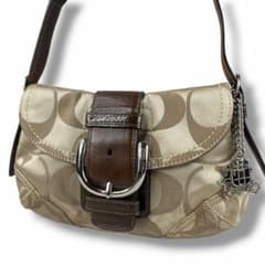 美品 COACH コーチ soho シグネチャー バッグ13042 y2k ロゴ - メルカリ