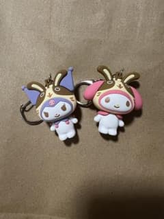 My Melody & KUROMI 立体ラバーキーホルダーセットのサムネイル