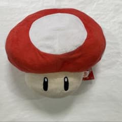 【美品】スーパーマリオ 1UPキノコ 特大ぬいぐるみ