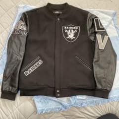 RAIDERS スタジャン 2XL ブラック　80sのサムネイル