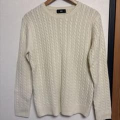 HARE メンズ ニット セーター ホワイト Lサイズのサムネイル